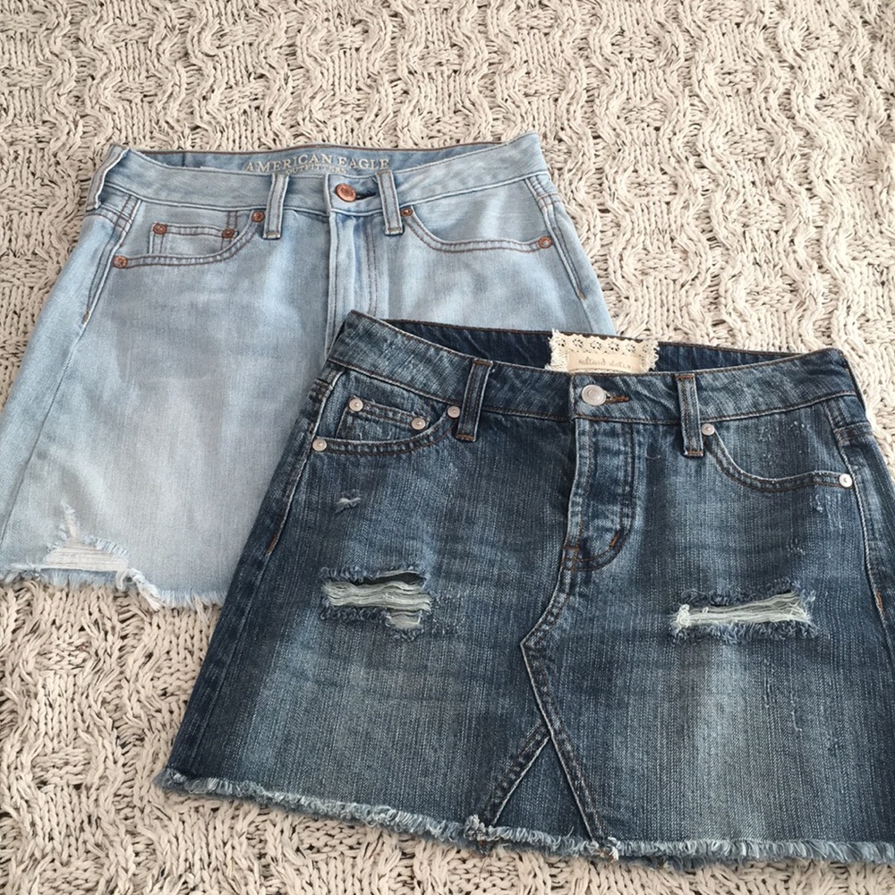 Denim Skirt Set
